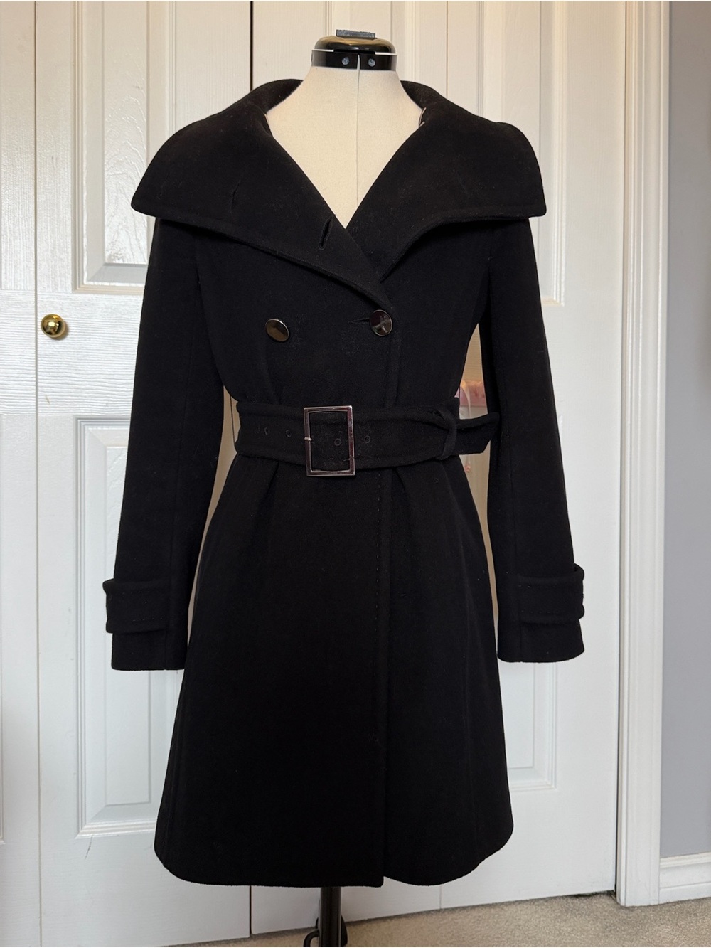 Talula Babaton Wool Blend Peacoat